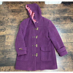 LL bean classic toggle coat women’s size xl wool winter jacket